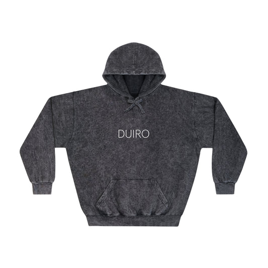 DUIRO Base Collection Black Mineral Hoodie