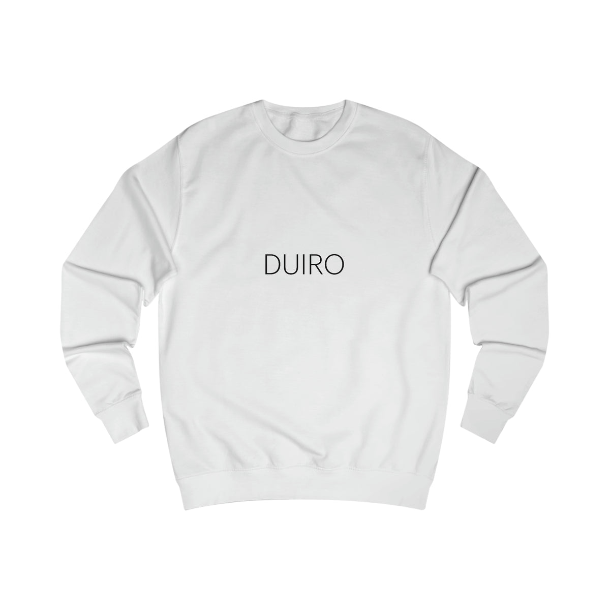 DUIRO Basic Collection White Sweatshirt