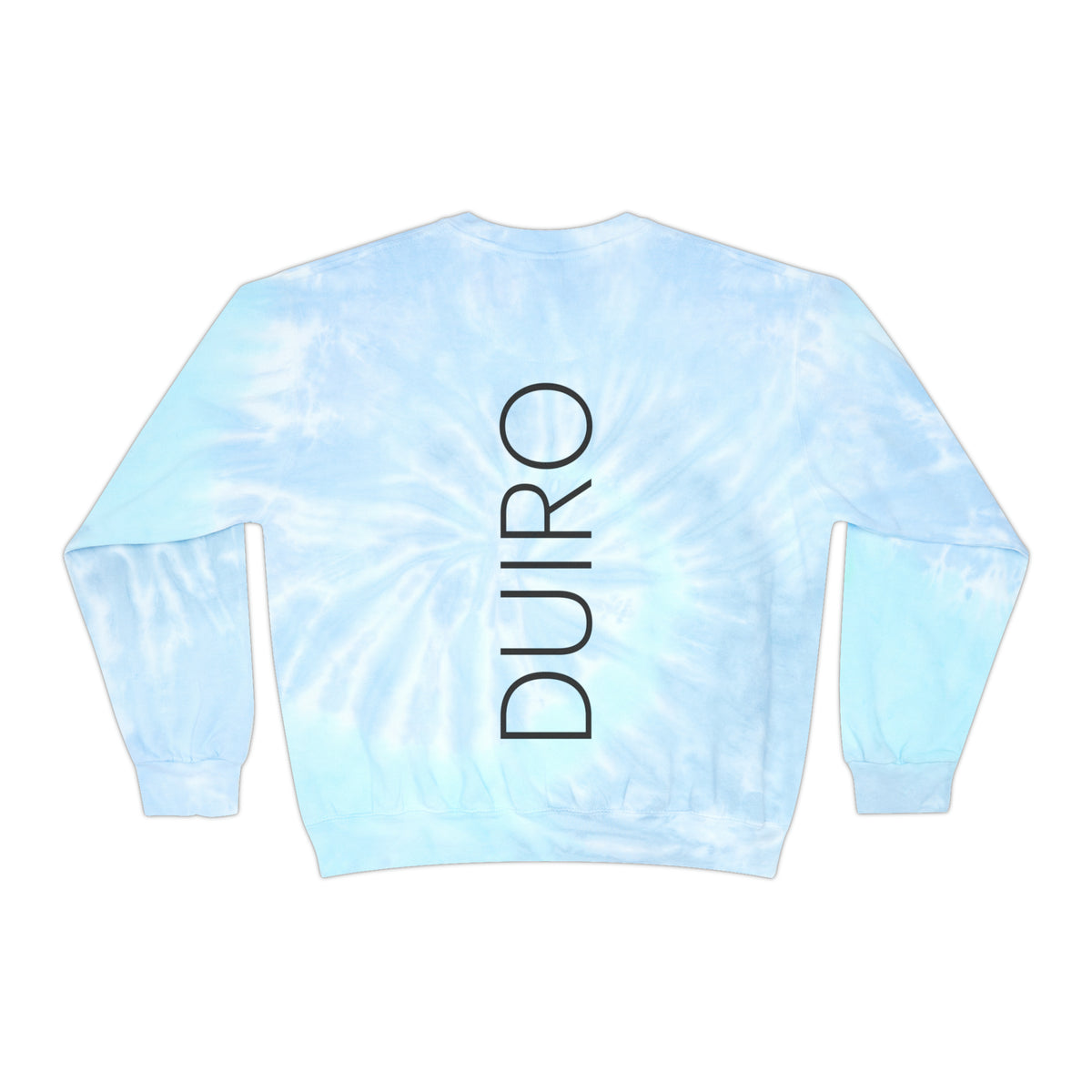 DUIRO Basic Collection Blue Tie-Dye Sweatshirt