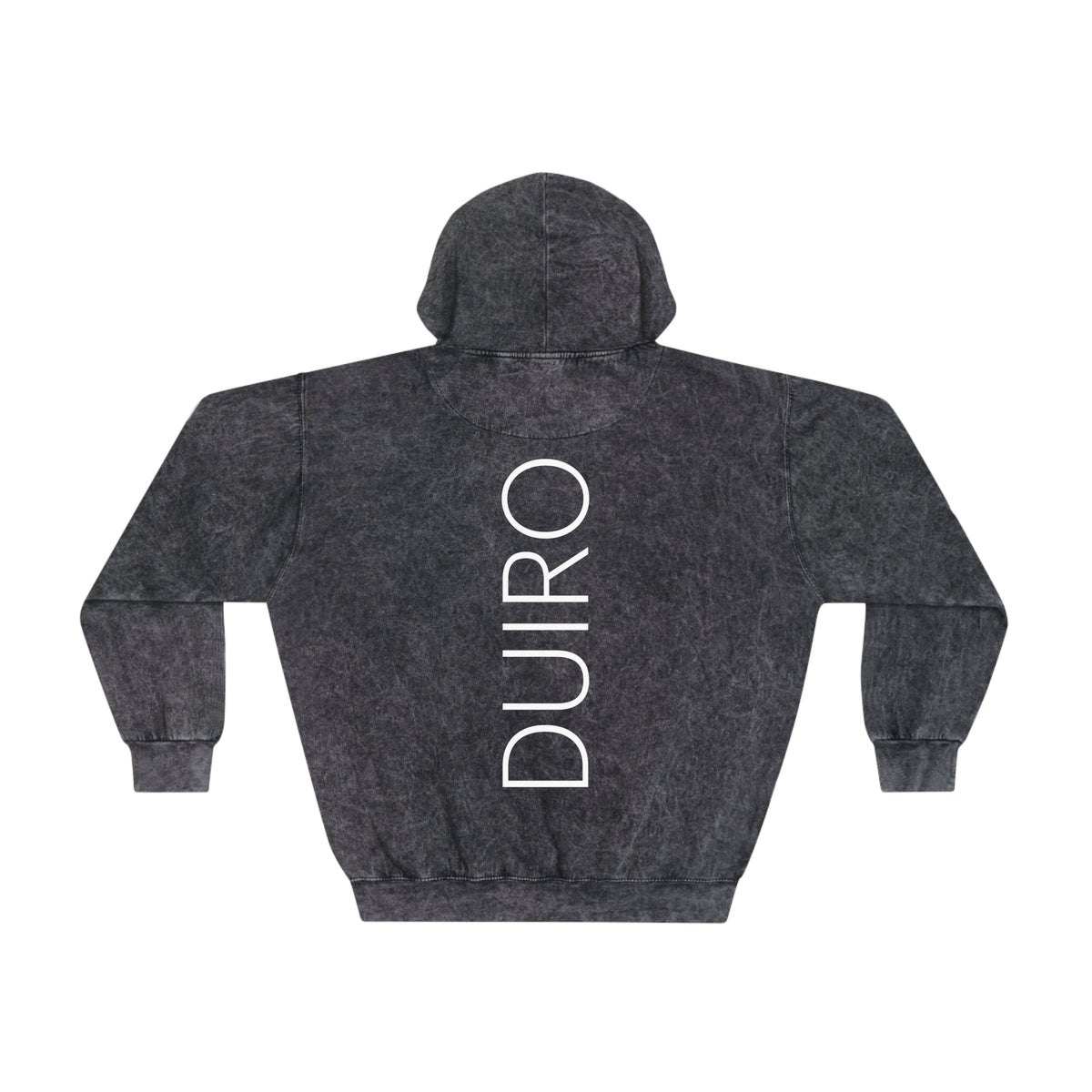 DUIRO Base Collection Black Mineral Hoodie