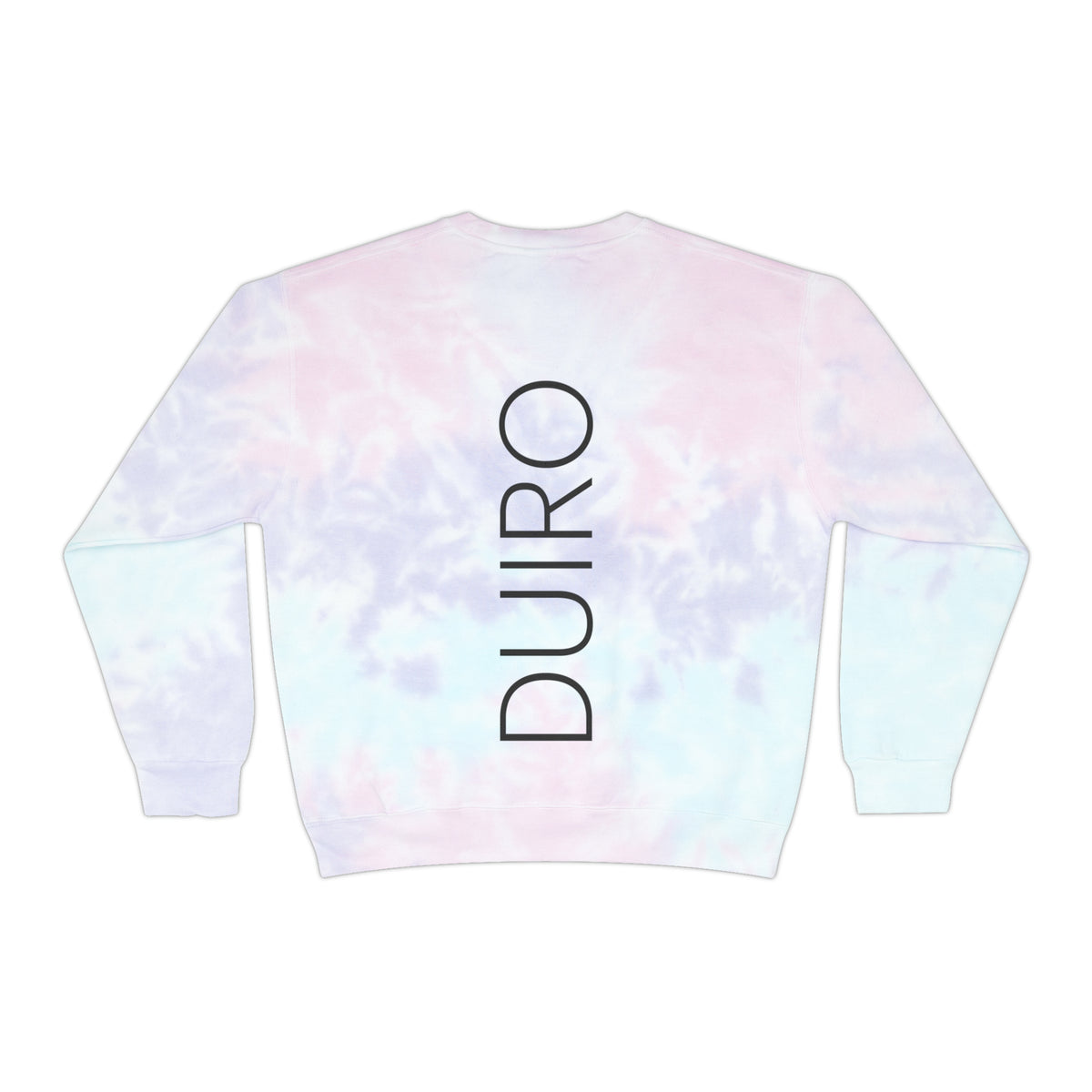 DUIRO Basic Collection Purple Tie-Dye Sweatshirt