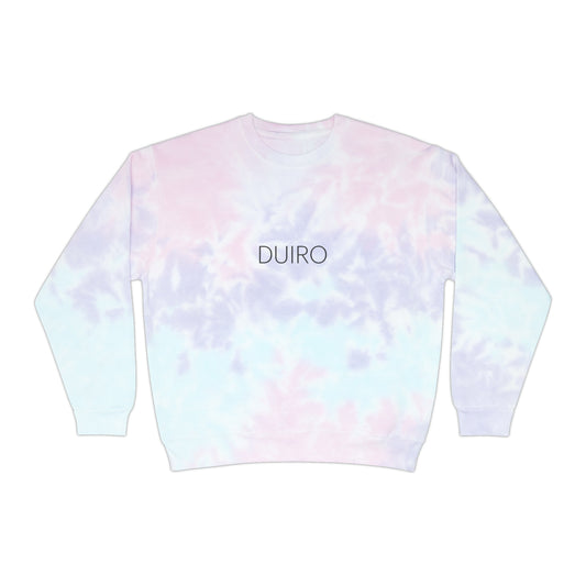 DUIRO Basic Collection Purple Tie-Dye Sweatshirt
